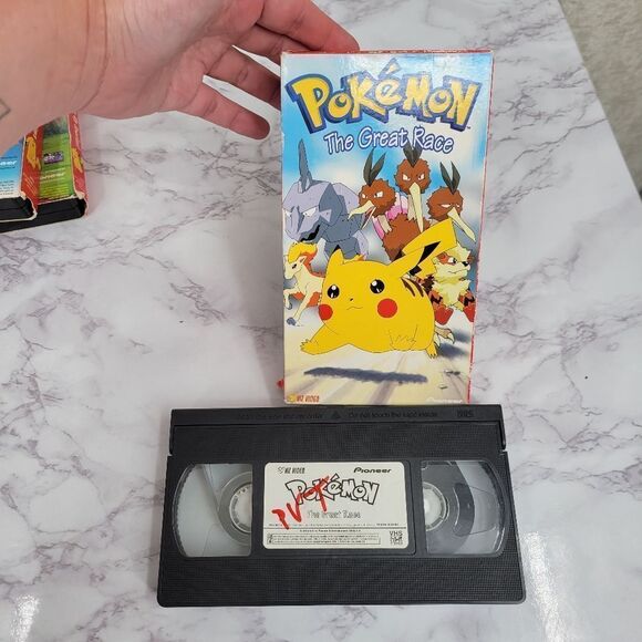 Pokemon 1997 1998 VHS Lot of 6 Tapes Blockbuster 90s Vintage Nostalgic - Picture 5 of 14
